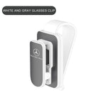 Premium Leather Snap-Fit Sunglasses Clip Holder for Mercedes-Benz
