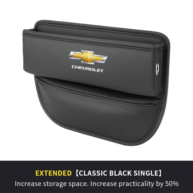 Car seat gap leather storage box suitable for Chevrolet