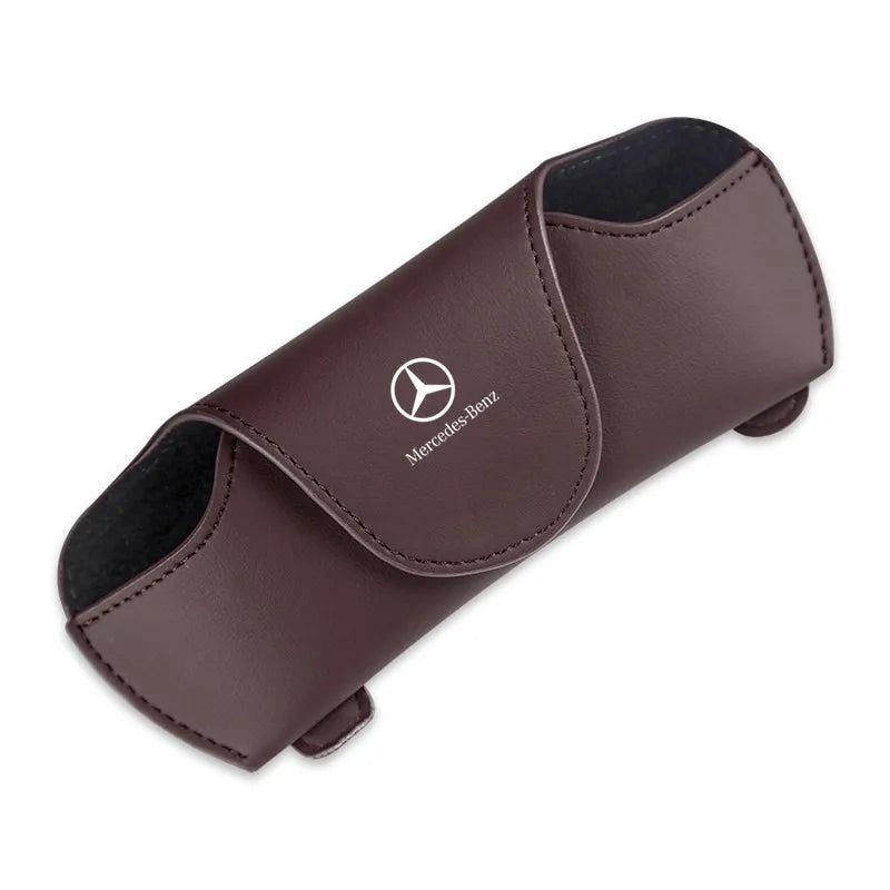 Car glasses case car eyeglass holder car sun visor storage box
