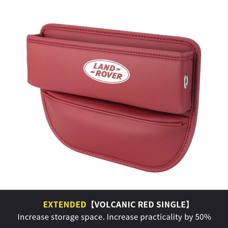 Car seat gap leather storage box suitable for Land Rover