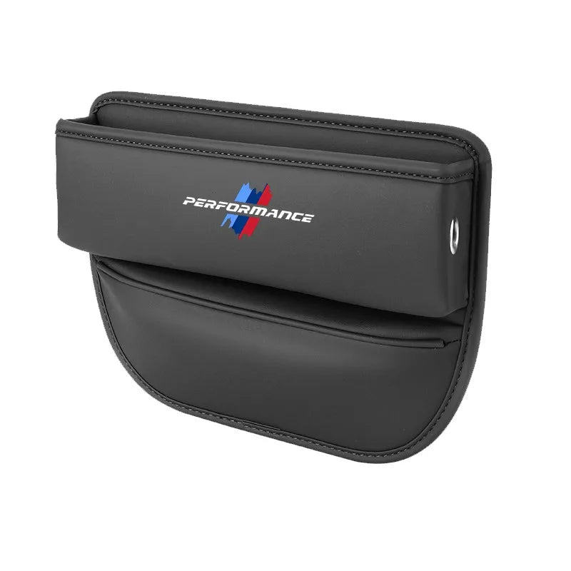 Car seat gap leather storage box suitable for BMW M