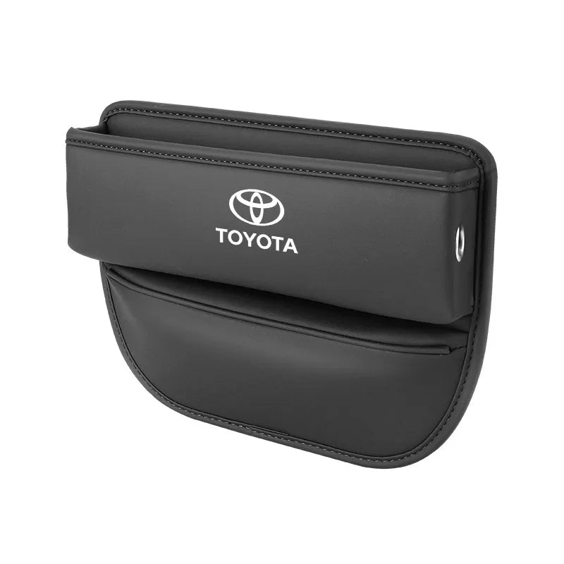 Car seat gap leather storage box suitable for Toyota