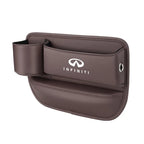 Car seat gap storage box with cup holder suitable for Infiniti