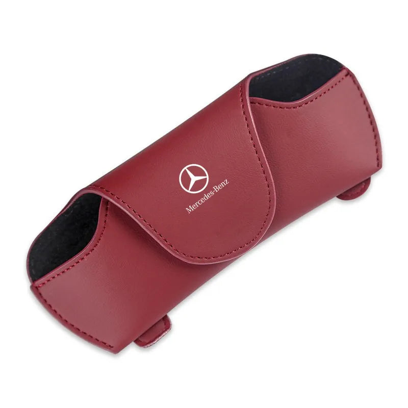 Car glasses case car eyeglass holder car sun visor storage box