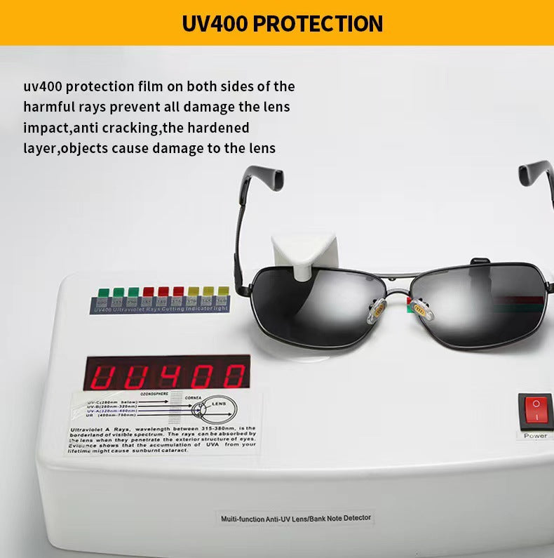 Audi Polarized UV400 Driving Sunglasses for Men/Women Square