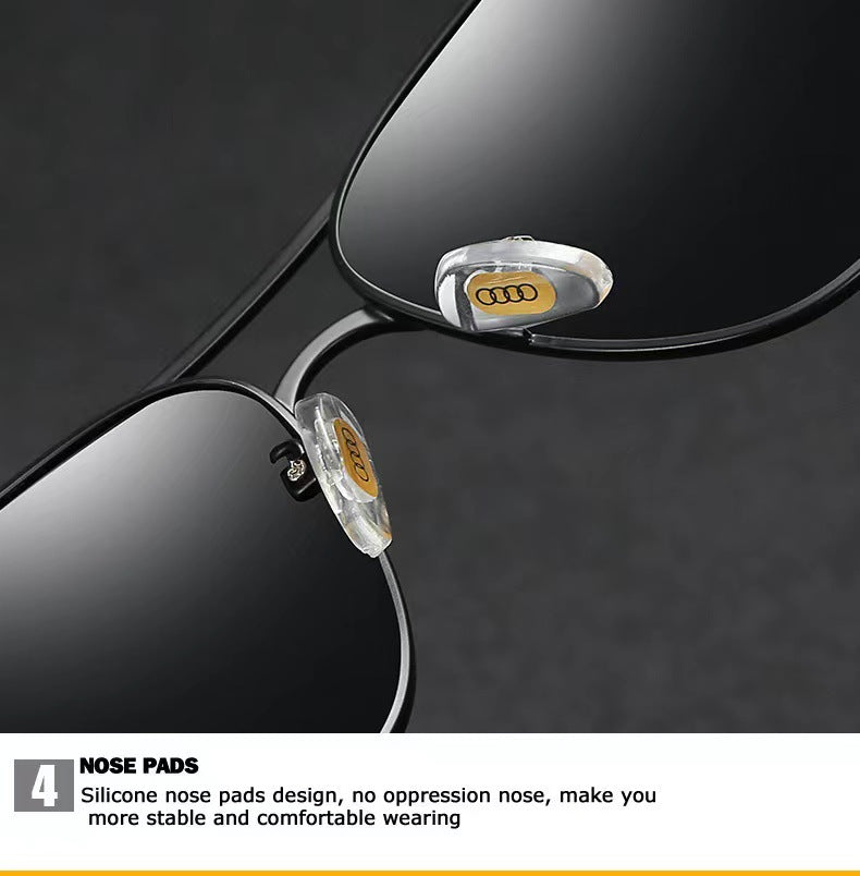 Audi Polarized UV400 Driving Sunglasses for Men/Women Square