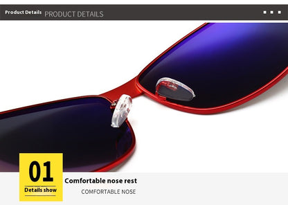 Audi Retro Oval UV400 Polarized Sunglasses for Men Women Motorcycle Glasses Anti-Glare Outdoor Adventure Shades