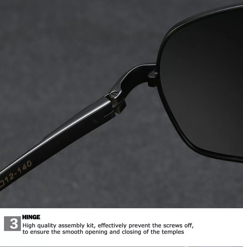 Audi Polarized UV400 Driving Sunglasses for Men/Women Square