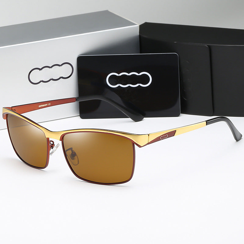 Audi High Men Anti Glare Driver Goggles Polarized Sunglasses
