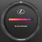 3D Embossed Genuine Leather Steering Wheel Cover For Lexus